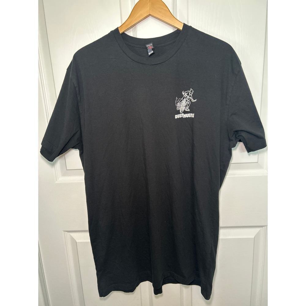 Ellaspede Dust Hustle 2015 Graphic Tee Dirt Bike Black Cotton 2XL